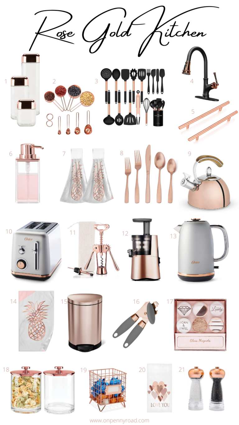 Rose Gold Kitchen Finds
