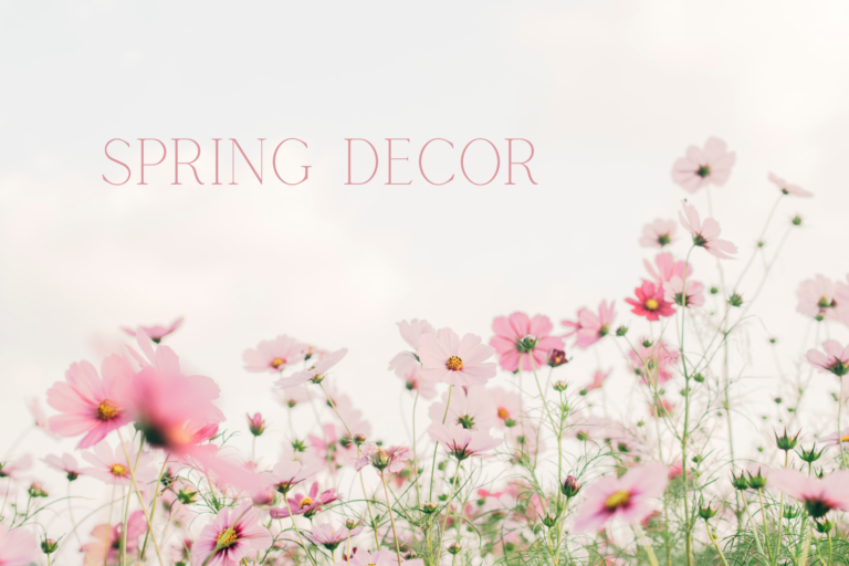 Affordable Spring Decor
