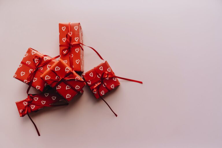 gifts on the table
